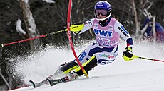 Martina Dubovská při slalomu v Killingtonu