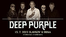 Plakát na koncert Deep Purple