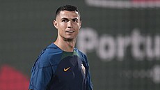 Cristiano Ronaldo trénuje poprvé jako volný hrá. S portugalskou reprezentací...