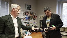 Kandidát na prezidenta Petr Pavel se seel se starostu praských eporyjí...