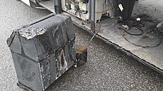 Autobusu ve Dvoře Králové nad Labem začalo hořet v zavazadlovém prostoru. (22....