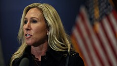Kontroverzní americká poslankyn Marjorie Taylorová Greeneová (14. listopadu...