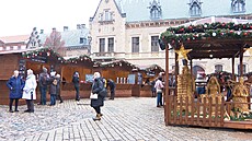 Vánoční trhy na Pražském hradě.