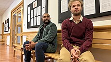 Martin Gorol a Tomá� Havlínek v seriálu Liga mu�ské moudrosti