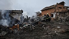 Rusové způsobili v ukrajinském městě Dnipro značné škody. (26. listopadu 2022)