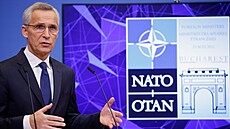 NATO v podpoře Ukrajiny nepoleví, prohlásil jeho generální tajemník Jens...