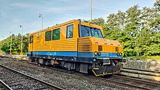 Měřicí drezína Správy železnic MD1 ve stanici Bečváry