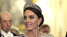 Princezna Kate na banketu v Buckinghamském paláci (Londýn, 22. listopadu 2022)