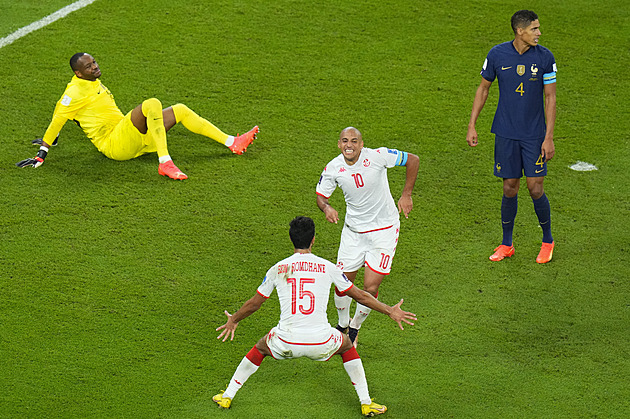 Tunisko - Francie 1:0, výhra, která nestačí. V nastavení neplatil gól Griezmanna