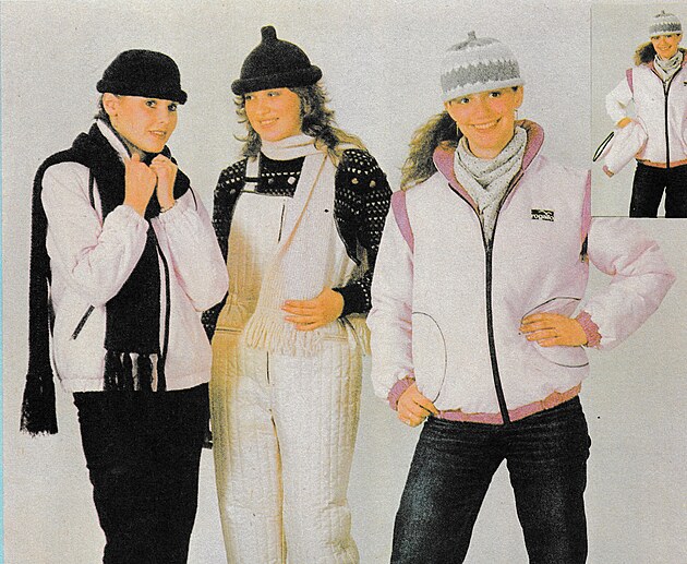 Fotogalerie: Koláž fotek z katalogu Prior podzim/zima 1983.