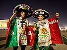 Fanouci Mexika ped utkáním se Saudskou Arábií.