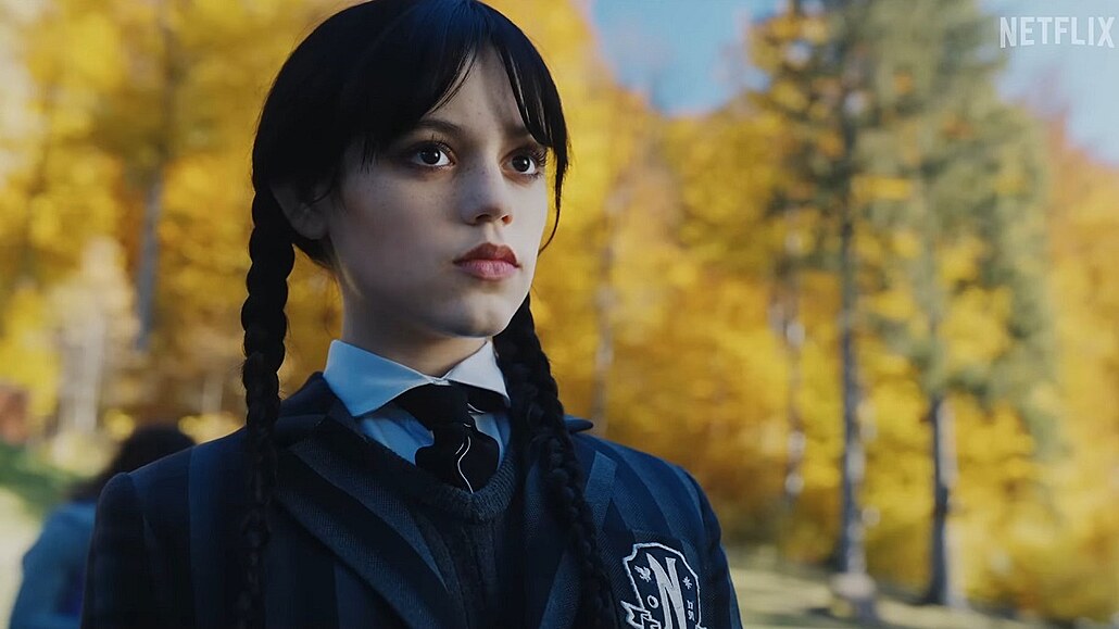 Jenna Ortega jako Wednesday.