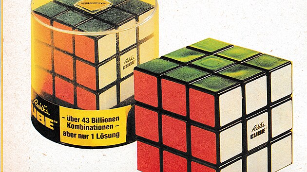 Rubikova kostka - hit od roku 1975, kdy si nechal patentovat tvůrce Ernő Rubik...