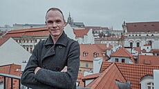 Chris Froome na návtv Prahy.