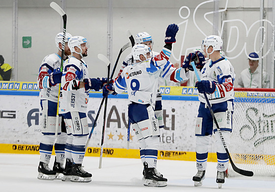 Radost hokejist� Komety Brno