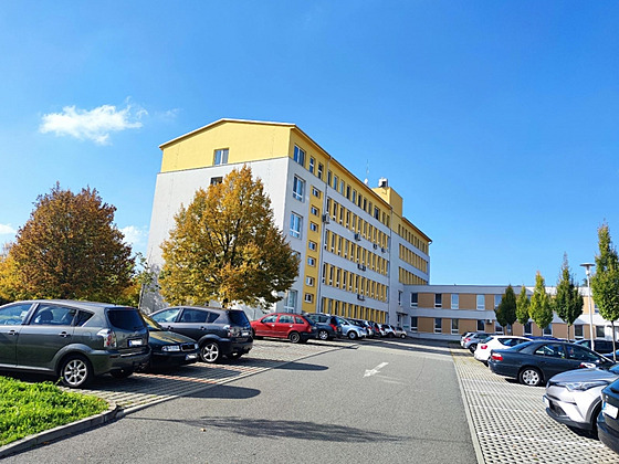 Mstská nemocnice s poliklinikou v Uherském Brod. (íjen 2022)