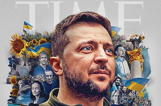 Osobností roku 2022 je podle časopisu Time ukrajinský prezident Volodymyr...