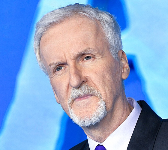 James Cameron na premiée filmu Avatar: The Way of Water (6. prosince 2022)