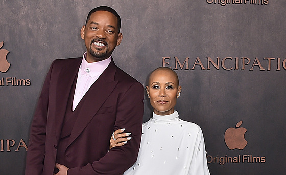 Will Smith a Jada Pinkett Smithová (Los Angeles, 30. listopadu 2022)