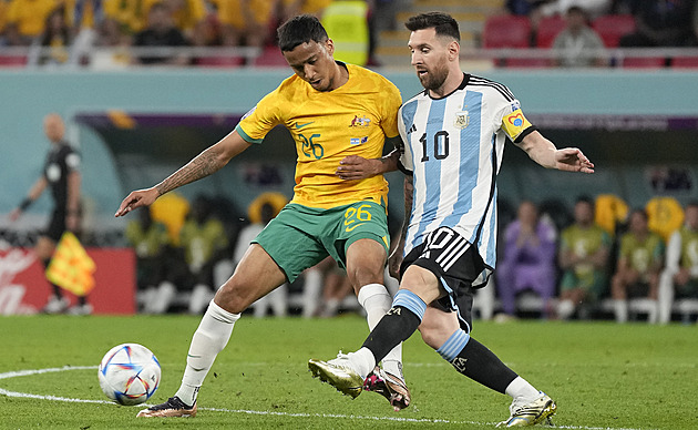 ONLINE: Argentina - Austrálie 1:0, po půlhodině otevírá skóre Messi, hraje 1000. zápas