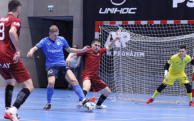 Futsalisté Sparty překvapili. Doma senzačně remizovali s Chrudimí