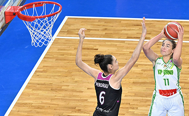 Basketbalistky KP Brno nestačily v Eurocupu na francouzské Angers