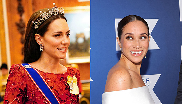 Kate s tiárou plní povinnosti, Meghan na udílení cen uctila Dianu