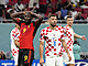 Belgičan Romelu Lukaku (vlevo) po zahozené šanci na vstřelení gólu.