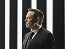 Elon Musk, CEO Tesly se zastnil otevení nové továrny v Berlín. (22. bezna...