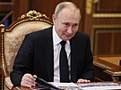 Ruský prezident Vladimir Putin hovoí v Kremlu. (6. prosince 2022)
