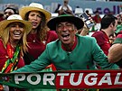 Portugaltí fanouci ped startem osmifinále proti výcarsku