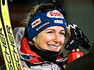 Vítzka sprintu ve finském Kontiolahti Lisa Theresa Hauserová