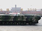 ínské mezikontinentální balistické rakety Dongfeng-41 jsou schopné nést...