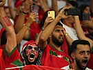 Fanouci Maroka mli bhem osmifinále mistrovství svta proti panlsku v...