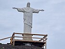 Socha Krista, inspirovan� tou z Ria de Janeira, se ty�� v Resortu Sv�t v obci...