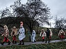 Tradiční mikulášská obchůzka ve Valašské Polance. (3.prosince 2022)