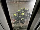 Zchrani, hasii a policist cviili zsah pi poru tramvaje v tunelu v...