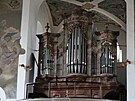 Varhany v lovosickém kostele sv. Václava postavil roku 1913 praský varhaná...
