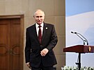 Ruský prezident Vladimir Putin na tiskové konferenci v Bikeku (9.12.2022)