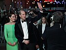 Princ William a princezna z Walesu Kate po píjezdu na pedávání cen Earthshot...