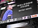 8. prosinec 2022: NBA vítá zpátky ve Spojených státech osvobozenou Brittney...