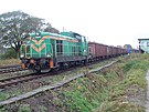 Lokomotiva SM-42 s vlakem cukrové epy sune do cukrovaru v Otmuchów, GPS:...
