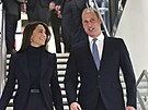 Princezna Kate a princ William po píletu do USA (Boston, 30. listopadu 2022)