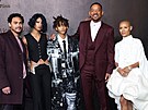 Trey Smith, Willow Smithová, Jaden Smith, Will Smith a Jada Pinkett Smithová...