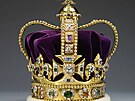 Koruna svatého Edwarda pouívaná bhem korunovace britského panovníka.