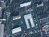 Nové ruská vojenská základna v Mariupolu (30. listopadu 2022)