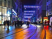 Slavnostní osvtlení ulic v centru Brna funguje od roku 1959, za tu dobu bylo...