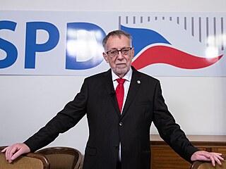 Kandidát na prezidenta Jaroslav Bašta (5. prosince 2022)