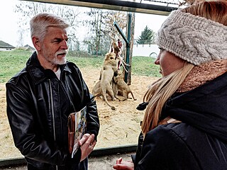 Generál Petr Pavel navštívil plzeňskou zoo. (30. 11. 2022)