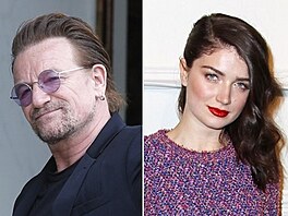 Zpvák Bono se svou dcerou Eve Hewsonovou, která se iví jako hereka.